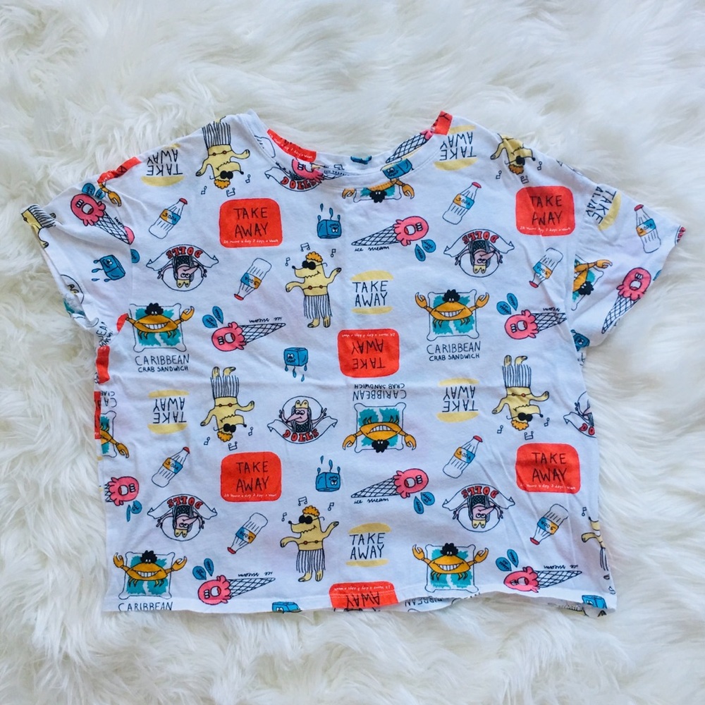Zara comic shirt